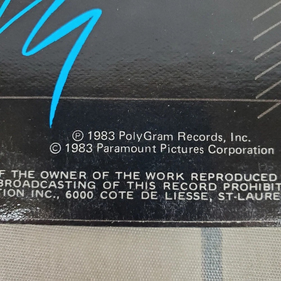Flashdance Vintage 1983  Vinyl Record Motion Picture Soundtrack What a Fe… - Picture 3 of 8